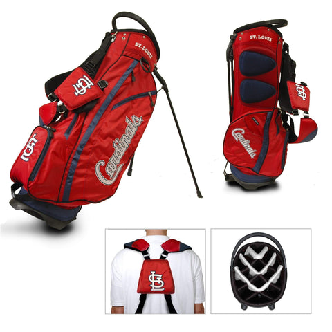 Shop St. Louis Cardinals Team Golf Fairway Lightweight 14-Way Top Golf Club Stand Bag - Sporting Up