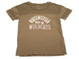 Northwestern Wildcats Blue 84 Damen Grau Lila Kurzarm-T-Shirt (M) – sportlich