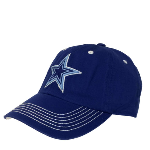 Dallas cowboys autentisk blå in-line stil monterad slouch hatt keps (l) - sportig upp