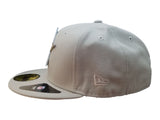 Dallas Cowboys New Era 59FIFTY Gray Structured Fitted Flat Bill Hat Cap (7 1/2) - Sporting Up