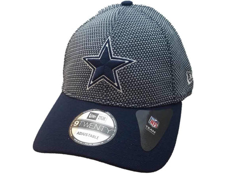 Shoppen Sie die Dallas Cowboys New Era 9Twenty Navy Pattern Semi-Structured Adj Baseball Hat Cap – sportlich