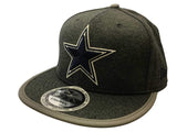 Dallas Cowboys New Era 9Fifty Gray Reflective Structured Strapback Flat Bill Hat - Sporting Up