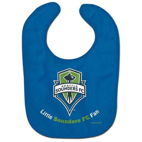 Shop Seattle Sounders WinCraft Blue Green Logo Infant Baby Bib - Sporting Up