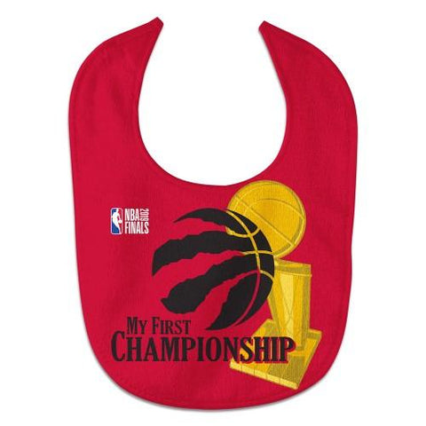 Shop Toronto Raptors 2019 NBA Finals Champions WinCraft Infant Baby Red Trophy Bib - Sporting Up