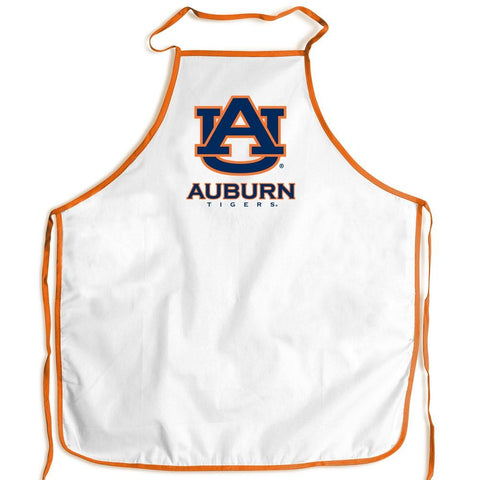 Auburn Tigers WinCraft White Orange Polyester Tailgating Barbeque Cooking Apron - Sporting Up