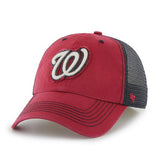Gorra con ajuste elástico de malla de Taylor Close de la marca Washington Nationals 47, color rojo, azul marino, - sporting up