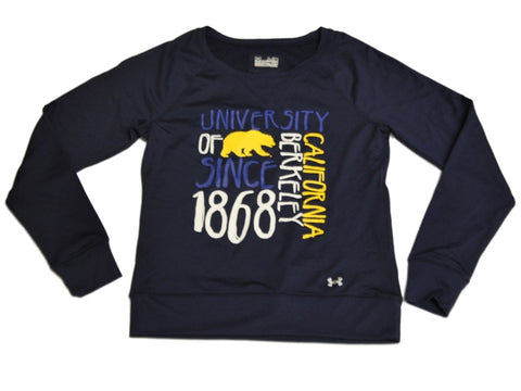 Handla kaliforniska gyllene björnar under pansar kvinnor marinblå allseasongear sweatshirt (m) - sporting up