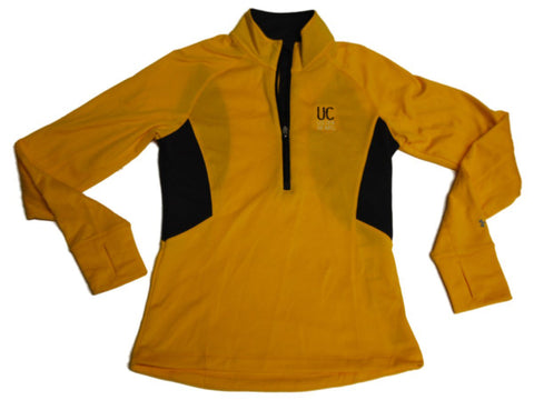 Shop California Golden Bears Under Armour Women Yellow 1/2 Zip ColdGear Pullover (M) - Sporting Up