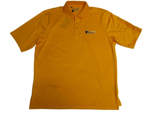 Shop Emory Eagles Under Armour Yellow HeatGear Performance Golf Polo T-Shirt (L) - Sporting Up