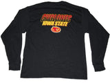 Iowa State Cyclones Gear for Sports Black Back Logo Long Sleeve T-Shirt (L) - Sporting Up
