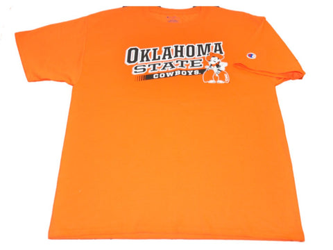 Oklahoma state cowboys champion orange 2013 fotbollsschema t-shirt (l) - sportig upp