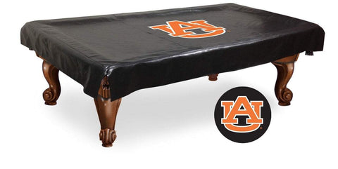 Cubierta para mesa de billar de vinilo negro Auburn Tigers hbs - sporting up