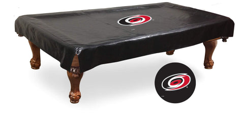 Carolina Hurricanes hbs cubierta de mesa de billar de vinilo negro - sporting up