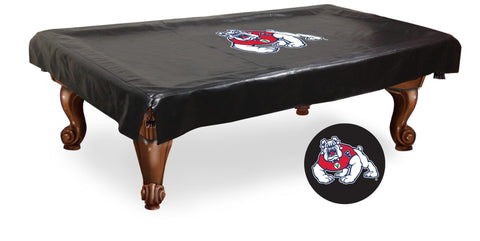 Shop Fresno State Bulldogs HBS Black Vinyl Billiard Pool Table Cover - Sporting Up
