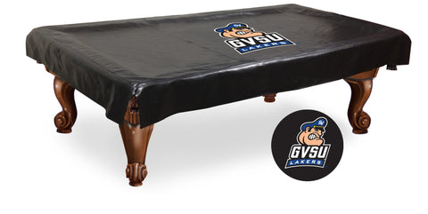 Grand Valley State Lakers Black Vinyl Billiard Pool Table Cover - Sporting Up