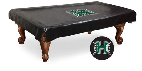 Compre cubierta para mesa de billar de vinilo negro hbs de hawaii rainbow warriors - sporting up
