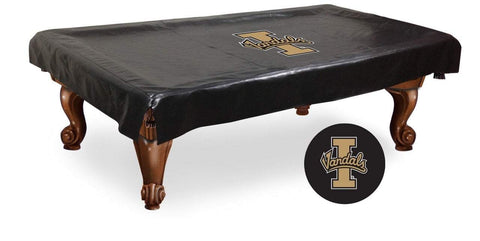 Idaho Vandals HBS Black Vinyl Billiard Pool Table Cover - Sporting Up