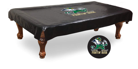 Notre Dame Fighting Irish Black Vinyl Billiard Pool Table Cover - Sporting Up