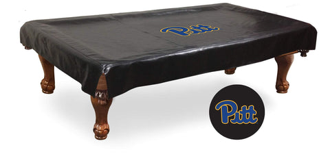 Housse de table de billard en vinyle noir hbs des Panthers de Pittsburgh - faire du sport