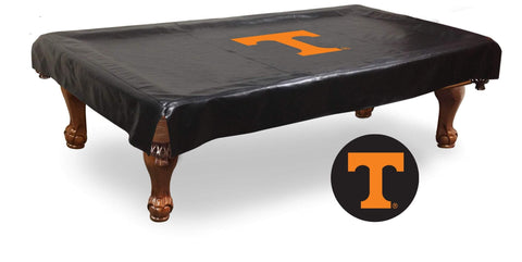 Tennessee Volunteers HBS Black Vinyl Billiard Pool Table Cover - Sporting Up