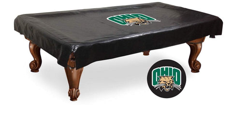 Ohio Bobcats HBS Black Vinyl Billiard Pool Table Cover - Sporting Up