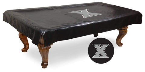 Shop Xavier Musketeers HBS Black Vinyl Billiard Pool Table Cover - Sporting Up