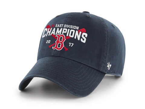 Boston Red Sox 47 Brand 2017 Postseason East Division MLB Playoffs Adj Hat Cap – sportlich