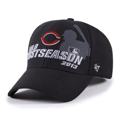 Shop Cincinnati Reds 2013 MLB Playoffs Locker Room 47 Brand Adjustable Hat Cap - Sporting Up