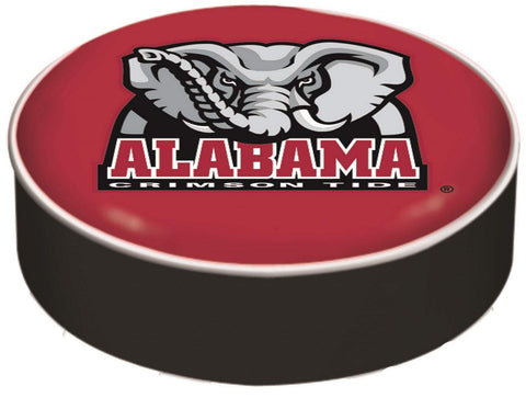 Alabama crimson tide hbs elefante rojo vinilo resbalón sobre la cubierta del cojín del taburete de la barra - sporting up