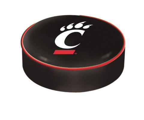 Cincinnati bearcats hbs svart vinyl slip-over barstol säteskuddfodral - sportigt