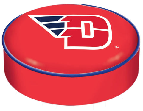 Dayton Flyers HBS roter, elastischer, überziehbarer Barhocker-Sitzkissenbezug aus Vinyl – sportlich