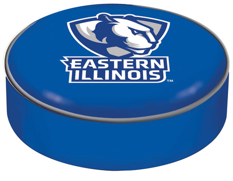 Kaufen Sie den Überzieh-Sitzkissenbezug für den Barhocker-Sitzkissenbezug „Eastern Illinois Panthers HBS“ aus blauem Vinyl – sportlich