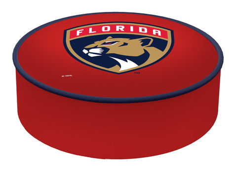 Florida panters hbs röd vinyl elastisk slip-over barstol säteskuddfodral - sportig upp