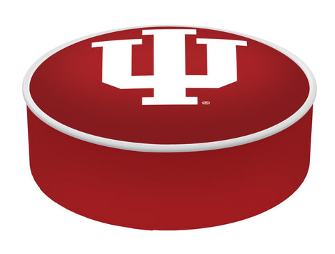 Indiana hoosiers hbs vinilo rojo elástico resbalón sobre la cubierta del cojín del asiento del taburete de la barra - sporting up