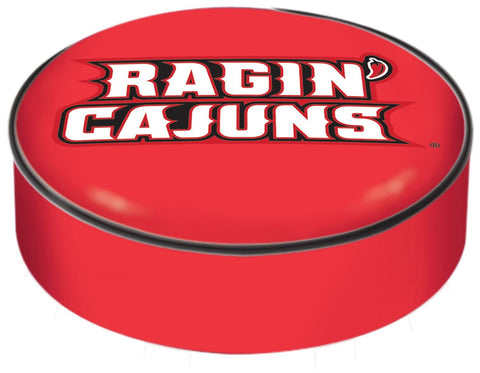 Shop Louisiana-Lafeyette Ragin Cajuns HBS Housse de coussin de siège de tabouret de bar en vinyle rouge - Sporting Up