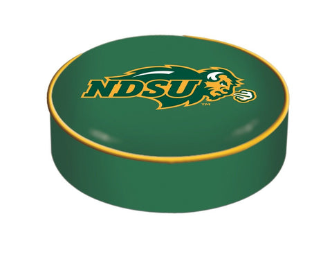 North Dakota State Bison HBS grüner Vinyl-Überzugsbezug für Barhocker-Sitzkissen – sportlich