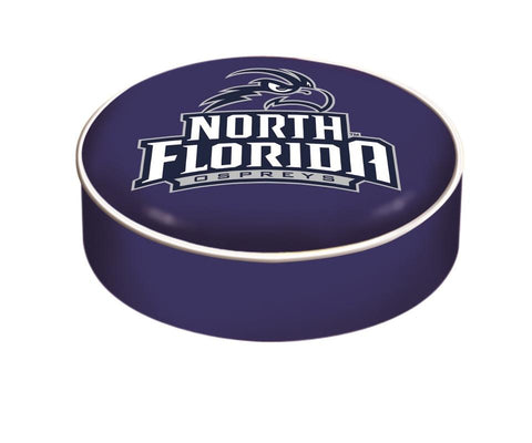 North Florida Ospreys HBS Marineblauer Vinyl-Überzugsbezug für Barhocker-Sitzkissen – sportlich