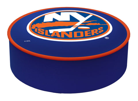 New york islanders hbs vinilo azul elástico deslizarse sobre la cubierta del cojín del asiento del taburete de la barra - sporting up