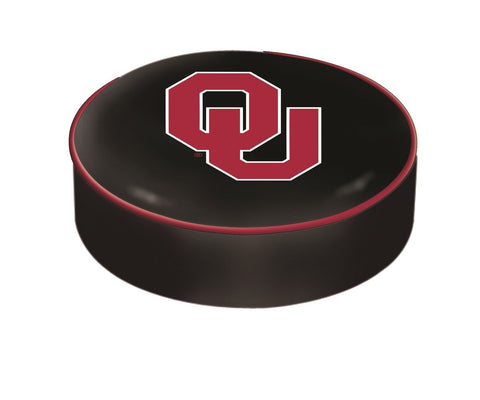 Oklahoma Sooners hbs vinilo negro elástico resbalón sobre la cubierta del cojín del asiento del taburete de la barra - sporting up