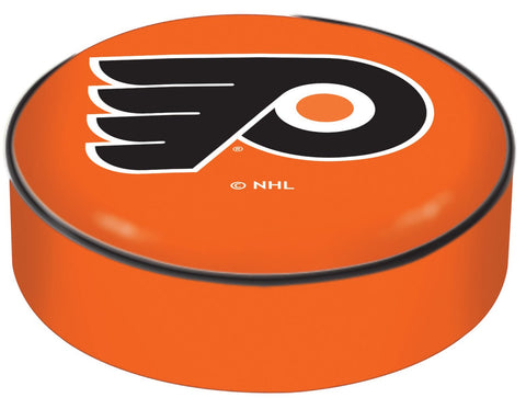 Flyers de Philadelphie hbs vinyle orange glisser sur la housse de coussin de siège de tabouret de bar - faire du sport