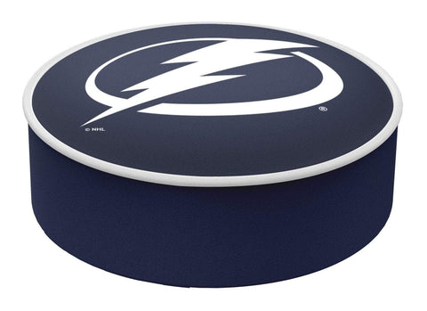 Tampa Bay Lightning HBS Marineblauer Vinyl-Überzugsbezug für Barhocker-Sitzkissen – sportlich