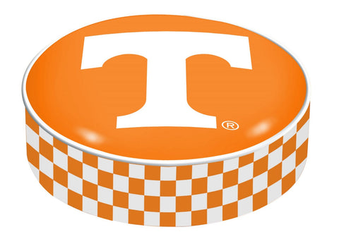 Tennessee frivilliga hbs orange vinyl slip-over barstol säteskuddfodral - sportig