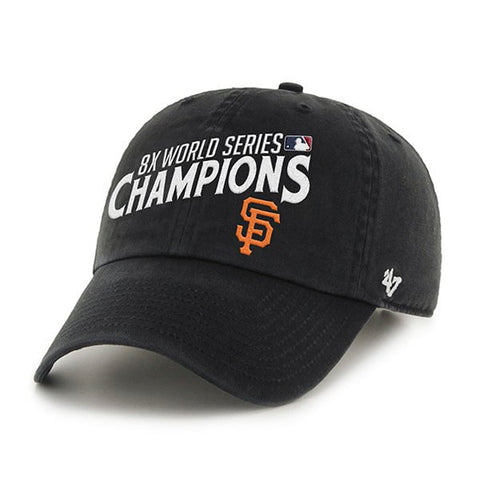 Shop San Francisco Giants 47 Brand 8 Times World Series Champions Adjustable Hat Cap - Sporting Up