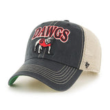 Georgia Bulldogs '47 "Dawgs" Black Tuscaloosa Clean Up Mesh Snapback Hat Cap - Sporting Up