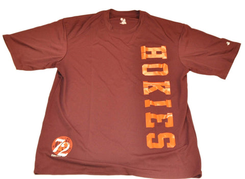 Shop Virginia Tech Hokies Badger Sport Vertical Logo Performance Maroon T-Shirt (L) - Sporting Up