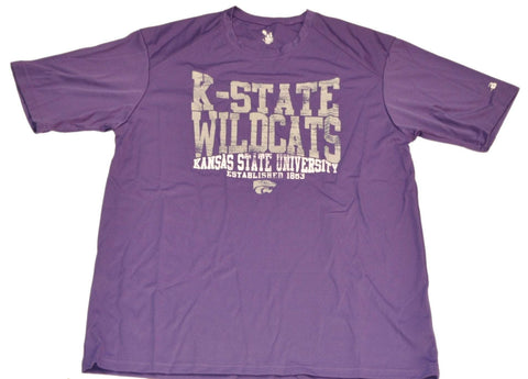 Shop Kansas State Wildcats Badger Sport Men's Purple Distressed Logo T-Shirt (L) - Sporting Up