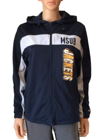 Shop MSUB Jackets Badger Sport WOMENS Navy LS Full Zip Hoodie Jacket (M) - Sporting Up