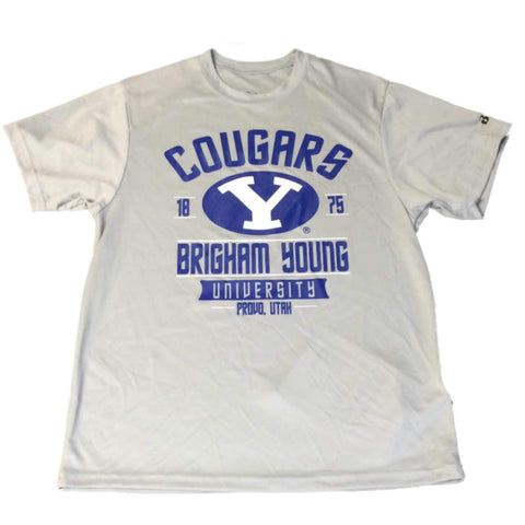 Shop BYU Cougars Badger YOUTH Gray Short Sleeve Crew Neck Performance T-Shirt (M) - Sporting Up
