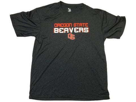 Shop Oregon State Beavers Badger Sport Charcoal Gray SS Crew Neck T-Shirt (L) - Sporting Up