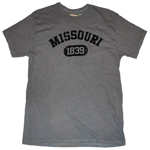 Camiseta gris 1839 de repeticiones distantes de los tigres de Missouri (m) - sporting up